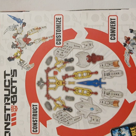 Transformers Construct-Bots Scout Class SILVERBOLT 2-in-1 Build, SEALED - Picture 9 of 11